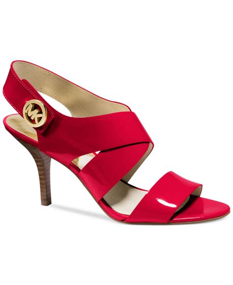 red michael kors sandals|Kors by michael dress sandals.